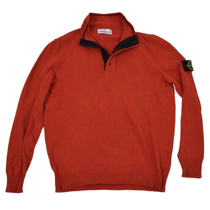 Stone Island Cotton Pullover Size XL  - Brick Red