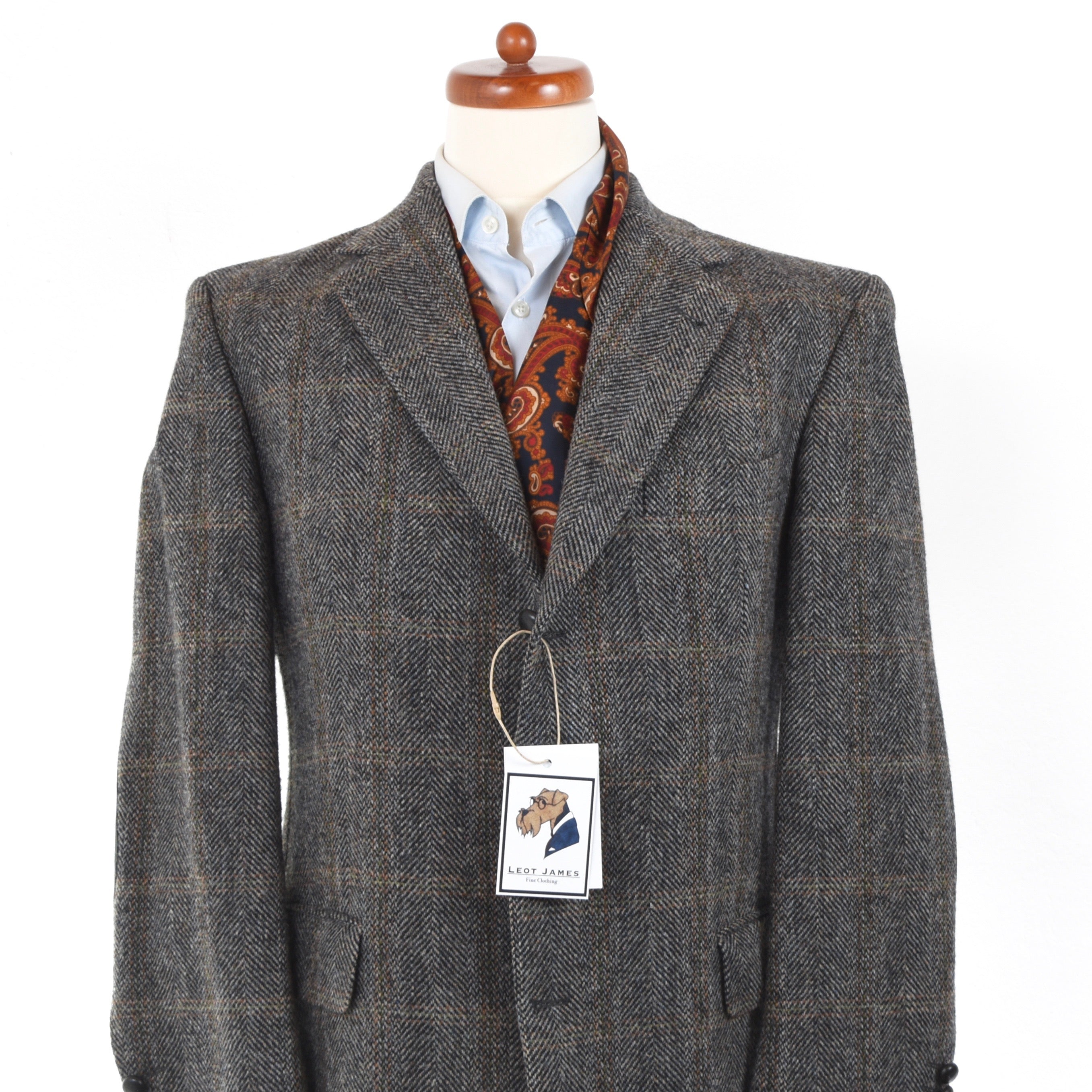 Mario Barutti Harris Tweed Wool Jacket Size 25/40S – Leot James