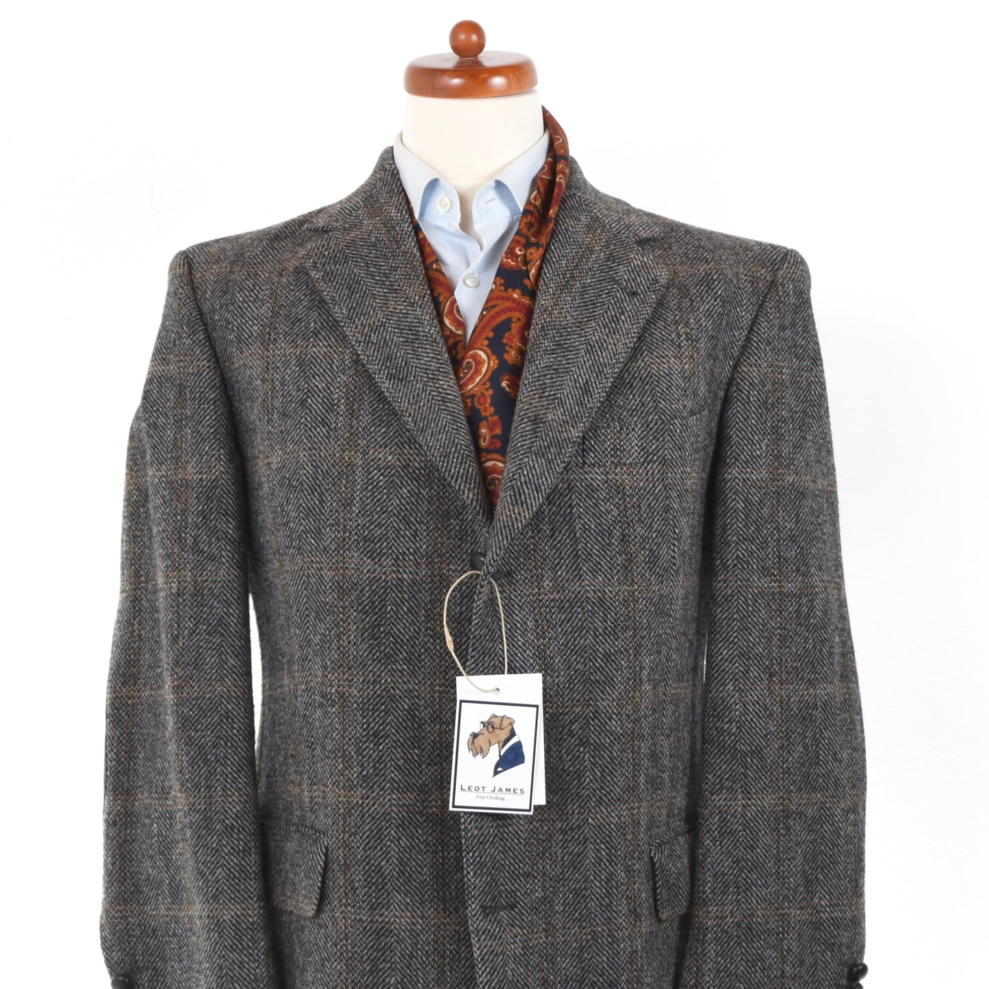 Mario Barutti Harris Tweed Wolljacke Größe 25/40S