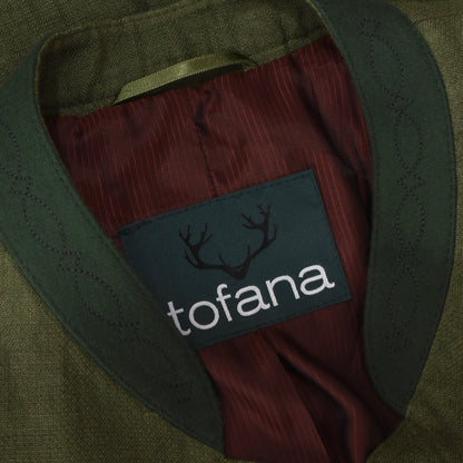 NWT Tofana x Lodenfrey Linen Janker/Jacket Size 48 - Green