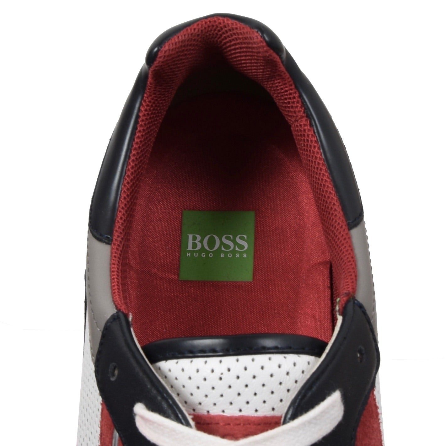 Hugo Boss Leder Sneakers Größe 43 - Weiß, Rot, Blau