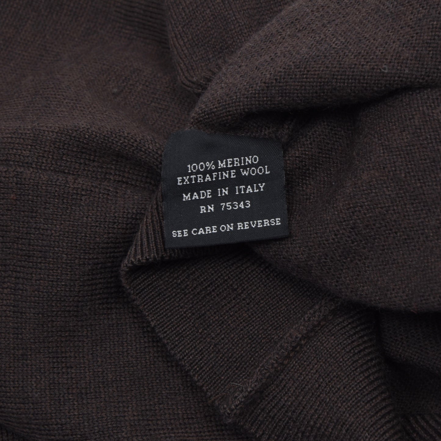 Marco Fiori Wool 1/4 Zip Sweater Size M - Brown