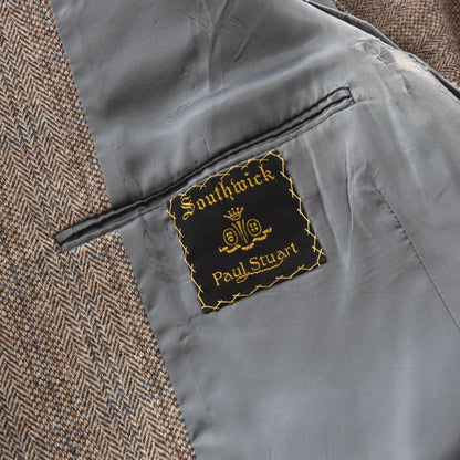 Vintage Southwick für Paul Stuart 3-teiliger Tweed-Anzug