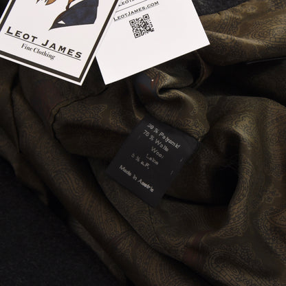 Lodenfrey Wool Blend Schladminger Coat - Charcoal