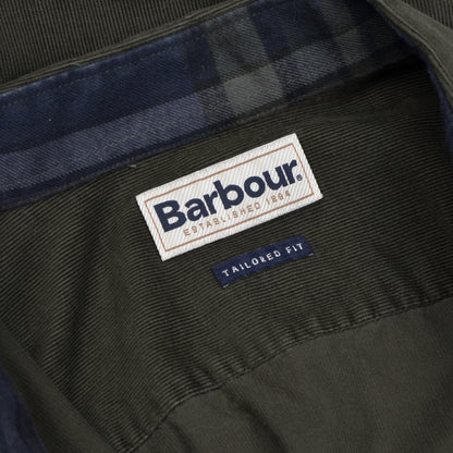 Classic Corduroy Barbour Shirt Size XL/L  - Green