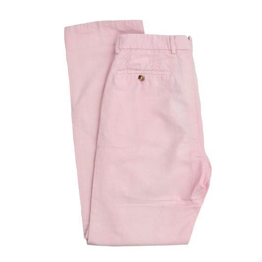 Incotex Chino Lino Cotton/Linen Pants Slacks Size 46 - Pink