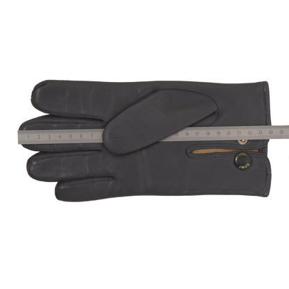 Classic Nappa Leather Gloves Lined - Grey