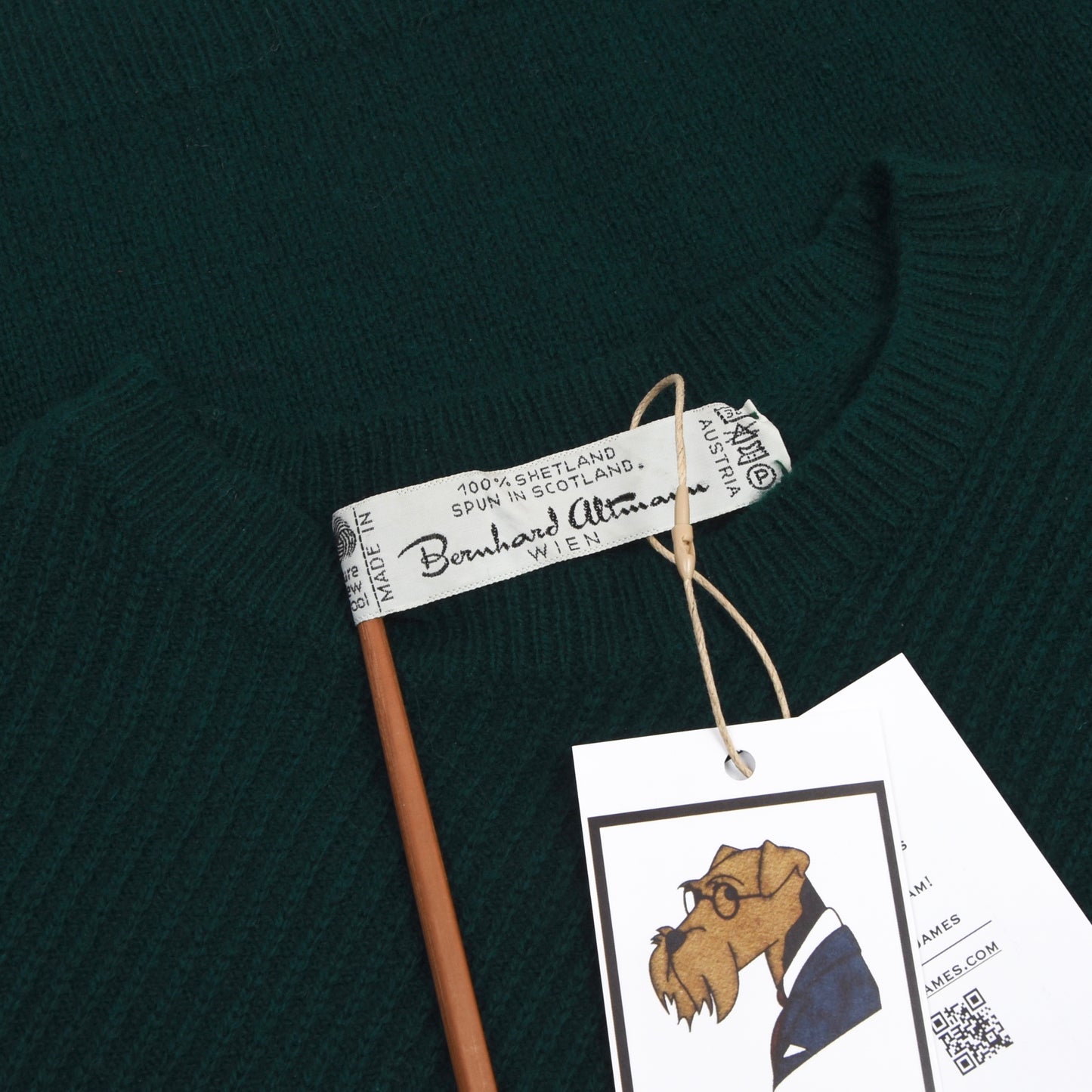 Vintage Bernhard Altmann Shetland Wool Sweater - Green