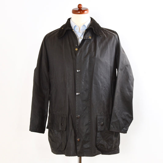 Barbour Beaufort A145 Wachsjacke Größe C42/107cm - Schwarz