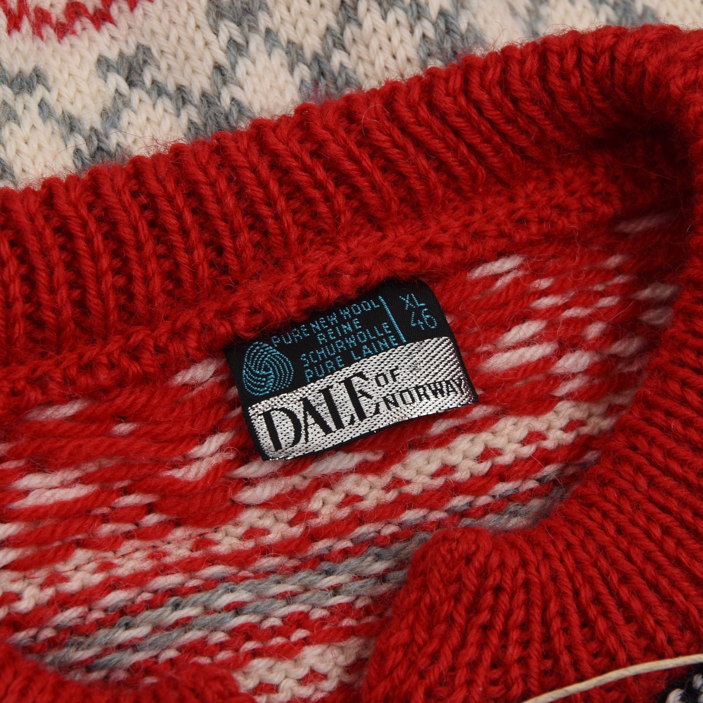 Dale of Norway Wool Cardigan Sweater - Snowflakes