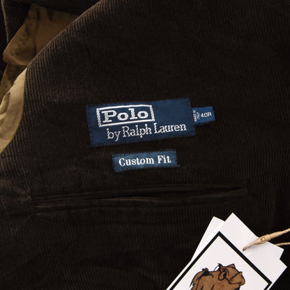 Polo Ralph Lauren Custom Fit Cordjacke Größe 40R - Braun