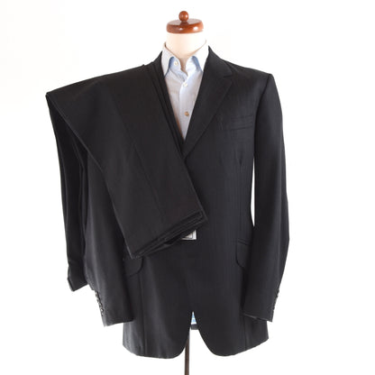 George's Bespoke London Wool Suit Inc. 2 Pairs of Pants - Grey