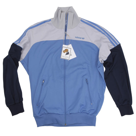 Vintage Adidas Trainingsjacke Größe D46/XS - blau/grau/Marineblau