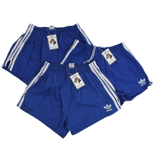 Vintage Adidas Baumwolle Sprinter Shorts Größe 8 - blau