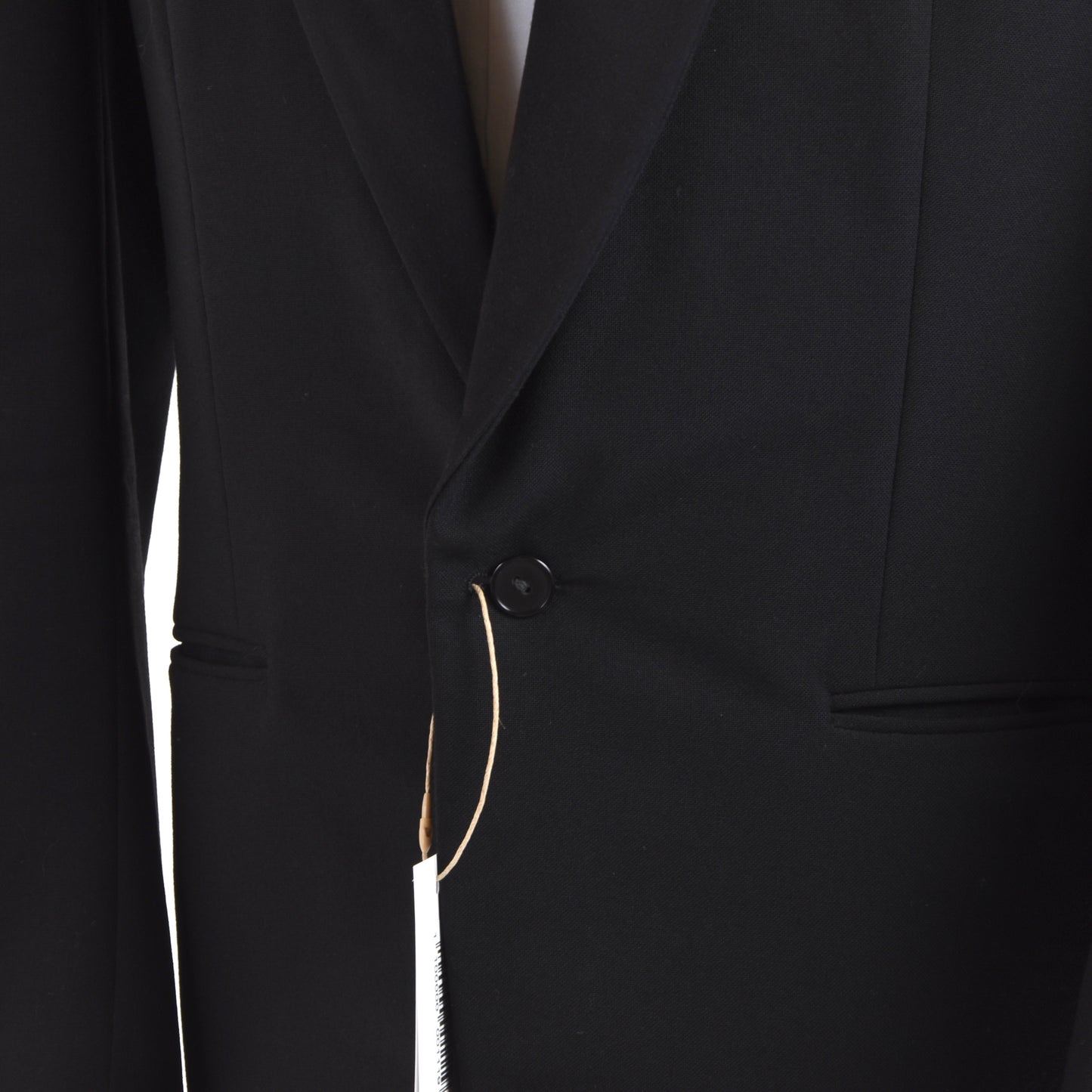 Vintage Handmade Shawl Collar Tuxedo - Black