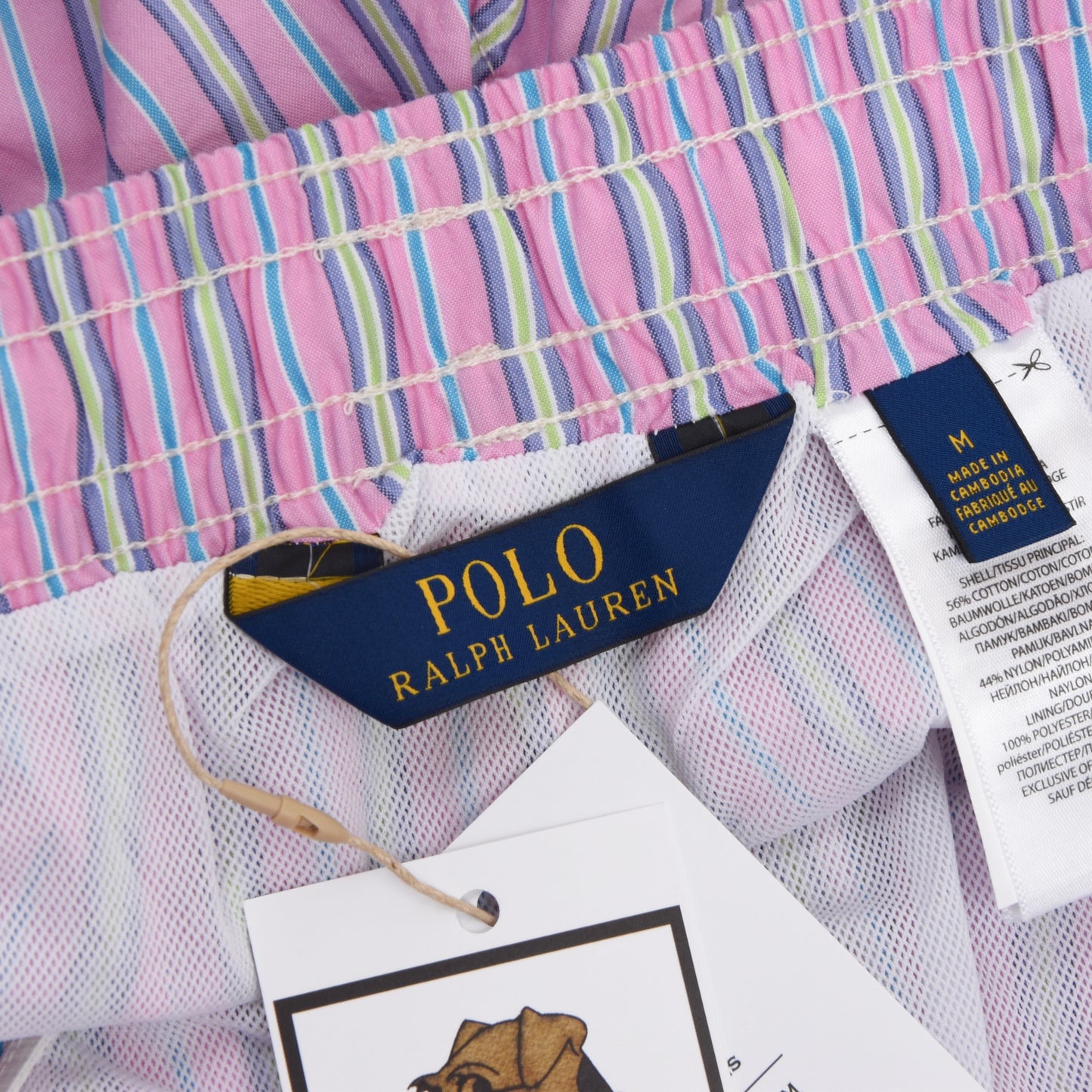 Polo Ralph Lauren Badehose Größe M - Rosa Streifen