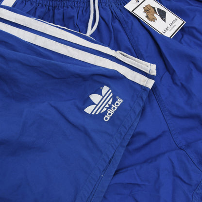 Vintage Adidas Baumwolle Sprinter Shorts Größe 8 - blau