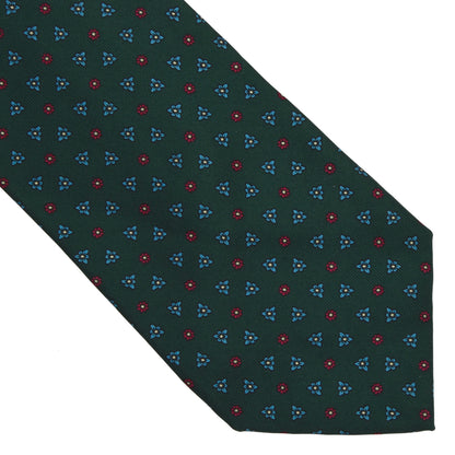 E. Marinella Napoli Silk Tie - Green