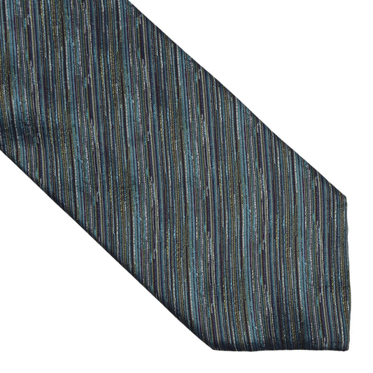 Missoni Silk Tie - Teal Stripes
