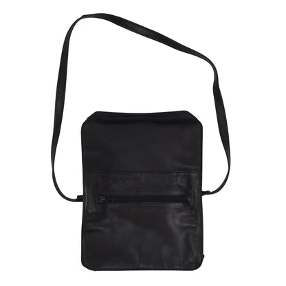 Vimar Paris Lightweight Leather Bag - Black