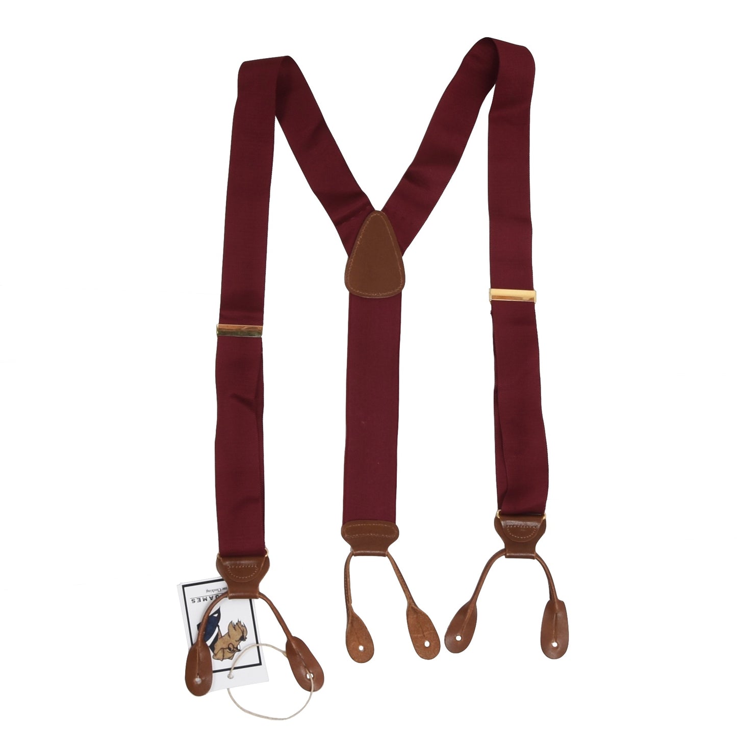Classic Trafalgar Braces/Suspenders - Burgundy