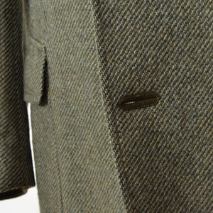 DAKS London Shetland Woll-Tweed-Jacke Größe 52 - Grün