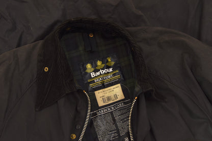 Barbour Beaufort A145 Waxed Jacket Size C42/107cm - Black