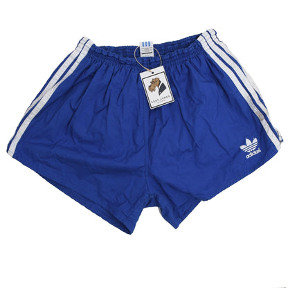 Vintage Adidas Baumwolle Sprinter Shorts Größe 8 - blau