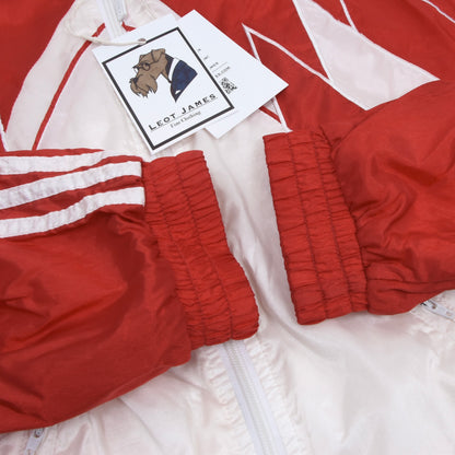 Vintage Adidas Austria Track Suit Size D6/D7 - Red & White