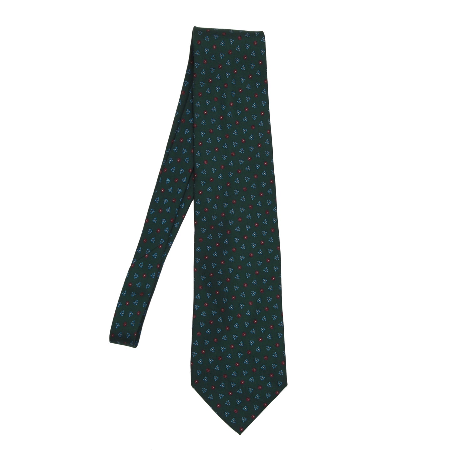 E. Marinella Napoli Silk Tie - Green