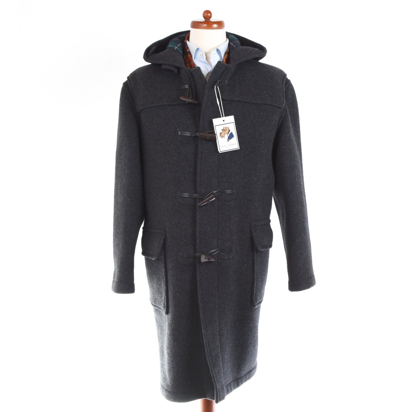 Gloverall Duffle Coat Size EUR 52 GB 42 - Grey