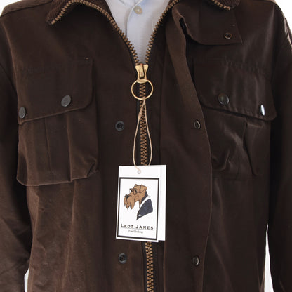 Royal Spencer Wachsjacke Größe M - Braun