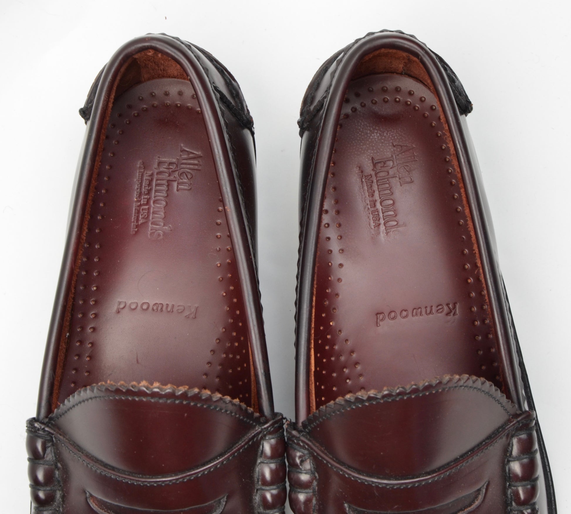 Allen Edmonds Kenwood Loafer GroBe 8 5 E Burgund