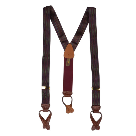 Classic Trafalgar Braces/Suspenders - Burgundy
