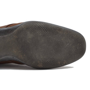 Prada Milano Chukka-Stiefel aus Wildleder Größe 10 - Schokoladenbraun