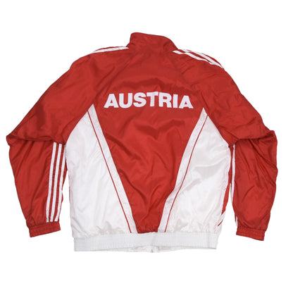 Vintage Adidas Jogginganzug Austria Größe D6/D7 - Rot & Weiß