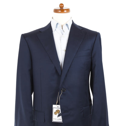 Corneliani Super 130s Wool Suit Size 52 - Navy Blue Prince of Wales