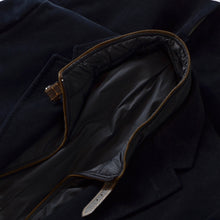 Laden Sie das Bild in den Galerie-Viewer, Massimo Dutti Coat Zip Out Collar Größe 56 Slim - Navy