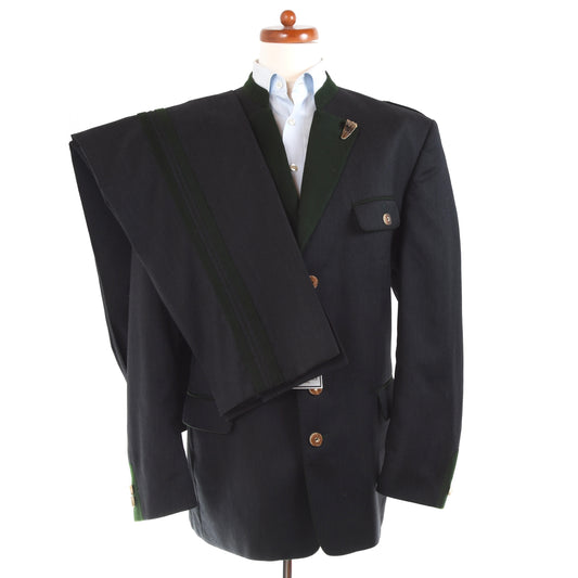 Lodenfrey Wool Steiereranzug/Suit Size 102 - Grey