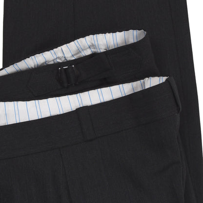 George's Bespoke London Wool Suit Inc. 2 Pairs of Pants - Grey