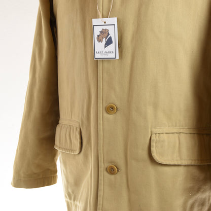 Waterville Canvas-Jacke mit Tweed-Besatz Größe 52 - Hellbraun