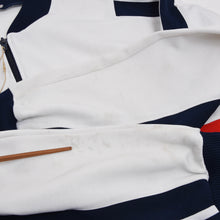 Laden Sie das Bild in den Galerie-Viewer, Vintage 80er Jahre Adidas Trainingsanzug Größe D8 - rot, weiß, Marine