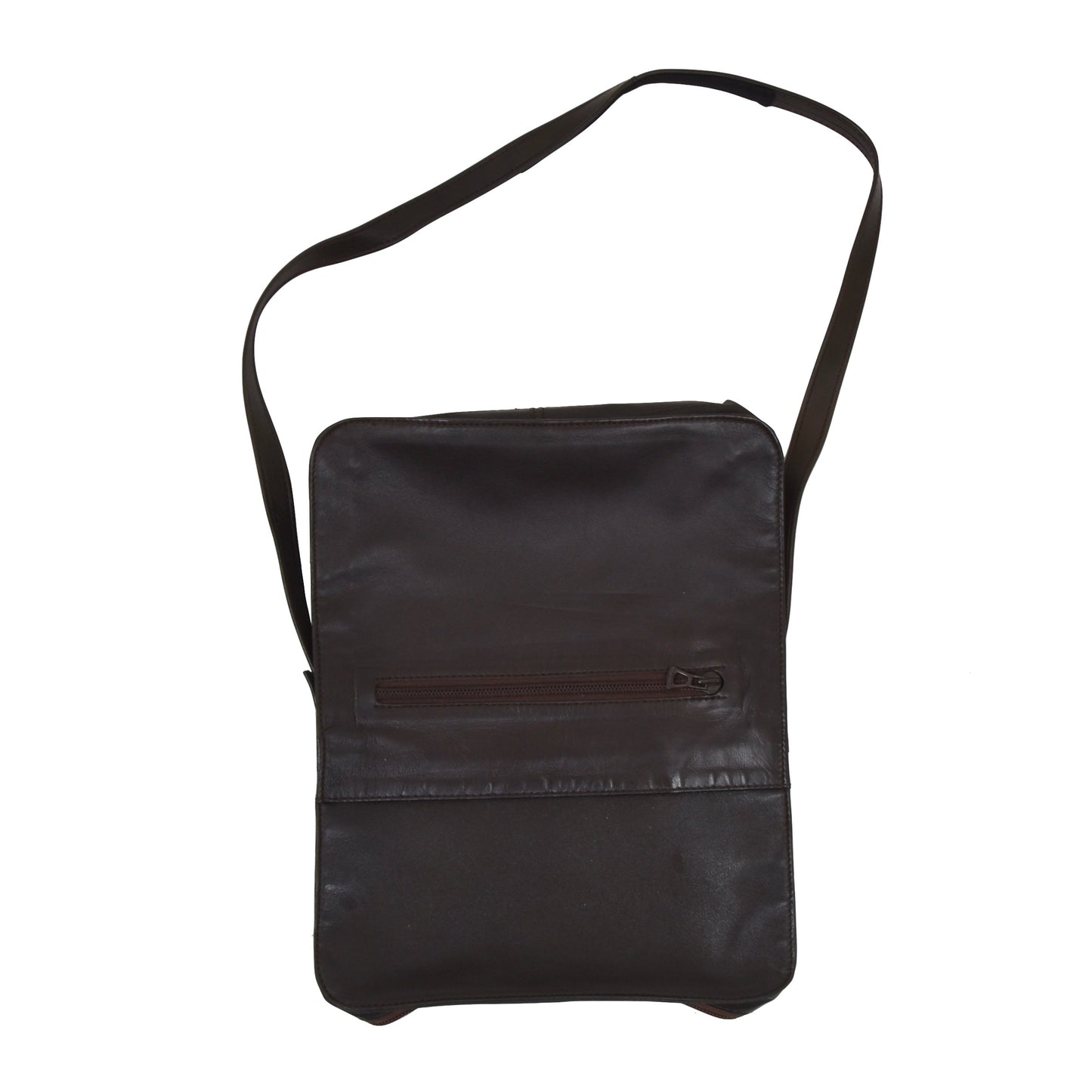 Vimar Paris Lightweight Leather Bag - Brown