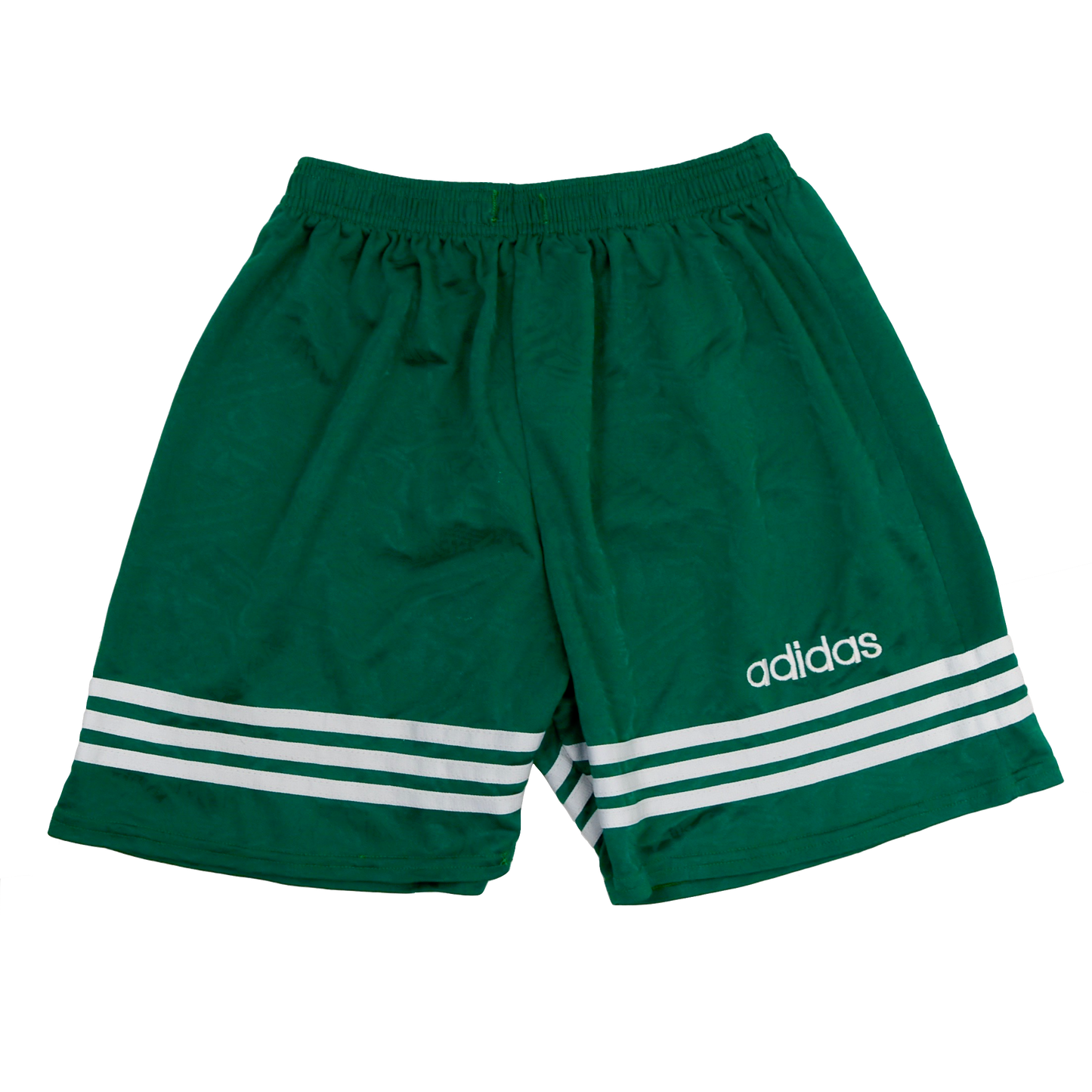 Vintage Adidas Jacquard Shorts Size D8/US L - Green