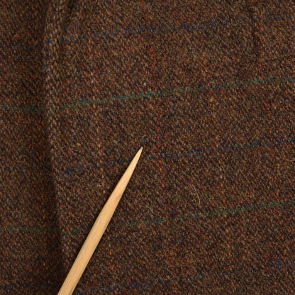 DAKS London Tweed Chesterfield Mantel Größe 54 - Braun