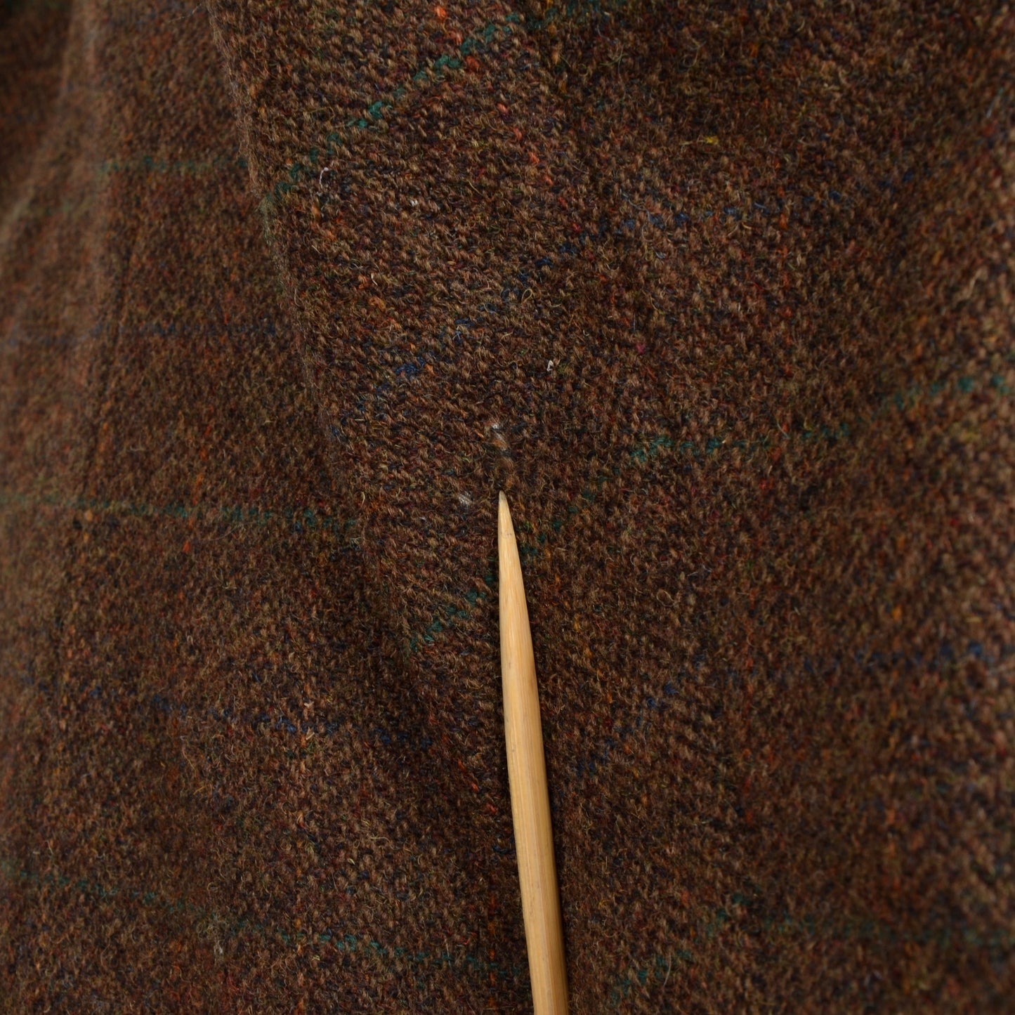 DAKS London Tweed Chesterfield Mantel Größe 54 - Braun