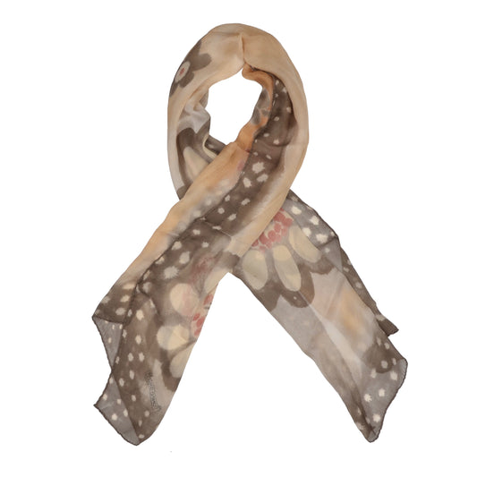 Romeo Gigli 150cm Gauze Silk Scarf