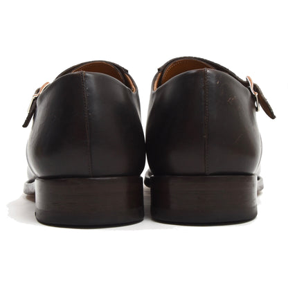 Magnanni Double Monk Shoes Size 42 - Brown