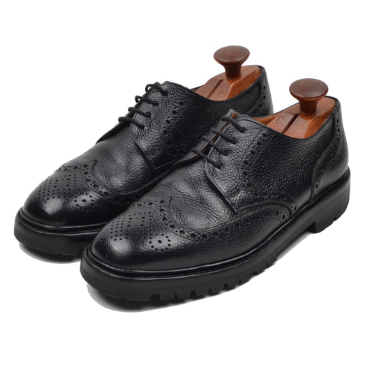Ludwig Reiter Pebble Grain Shoes Size 7 - Black