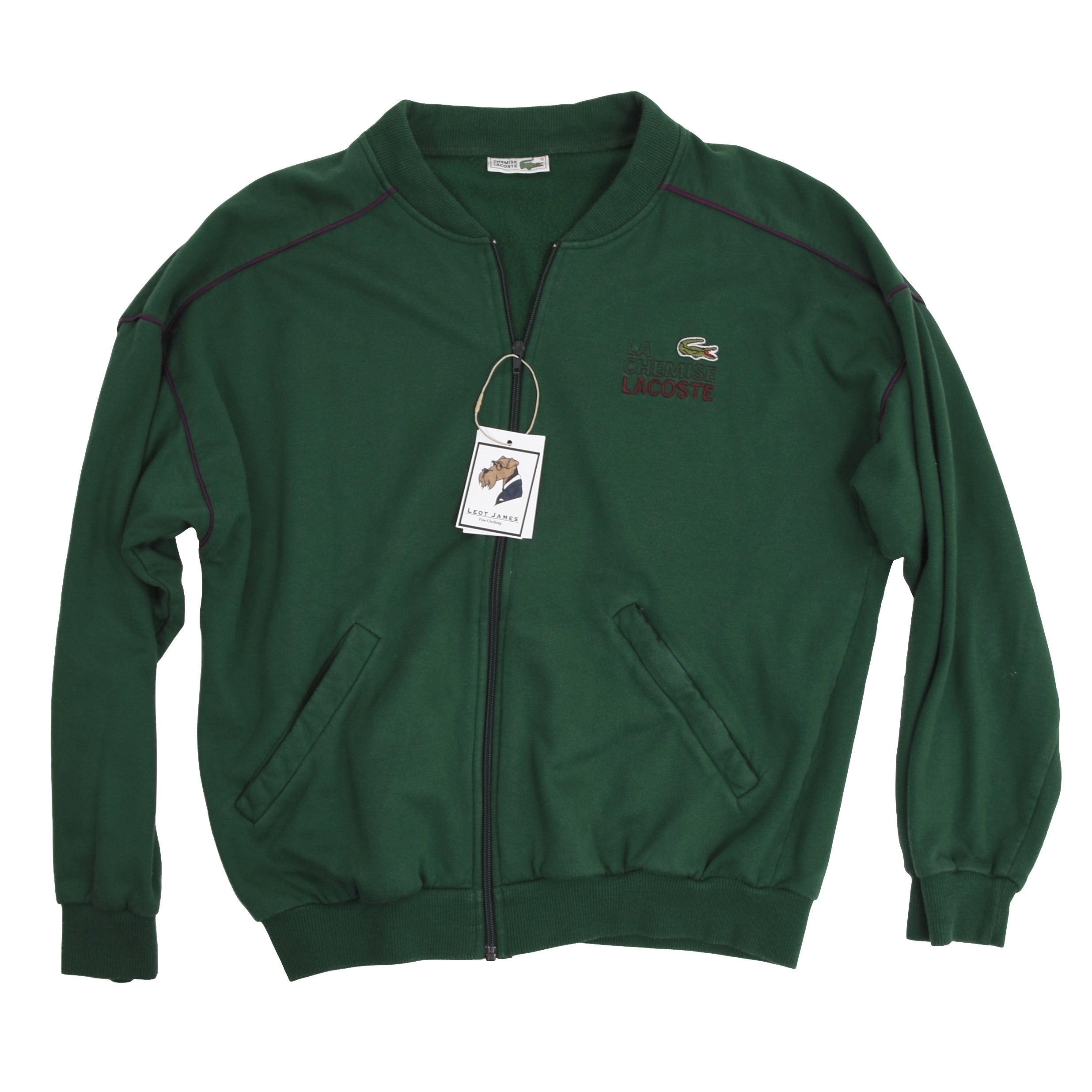 Vintage Lacoste Track Jacket/Sweatshirt Size 5 - Green – Leot James